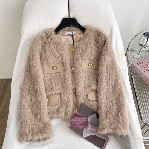 High-end Furry Thickened Coat