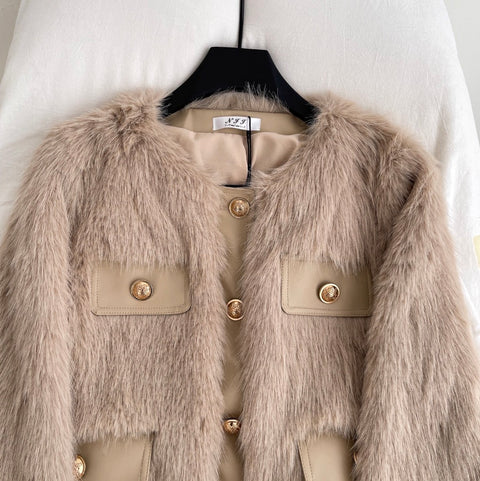High-end Furry Thickened Coat