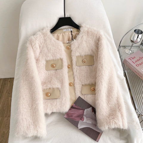 High-end Furry Thickened Coat