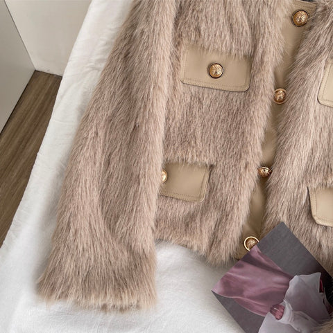 High-end Furry Thickened Coat