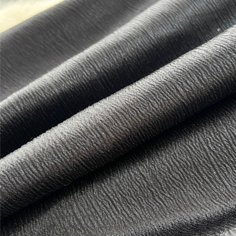 V-neck Print Satin Patchwork Dress