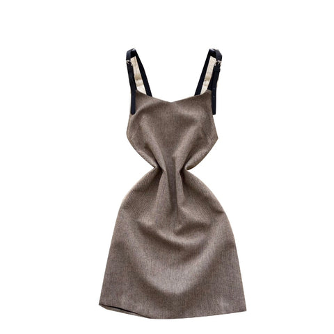 Apricot Slip Dress & Sweater 2Pcs