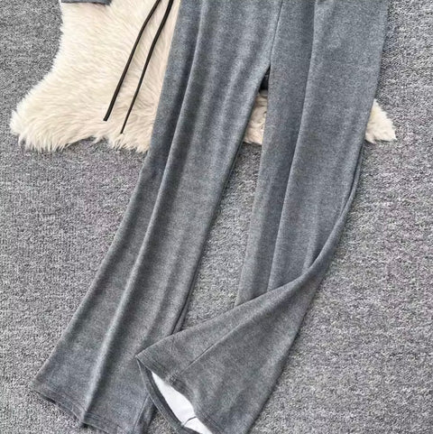 Faux Two-pieces Top & Trousers 2Pcs