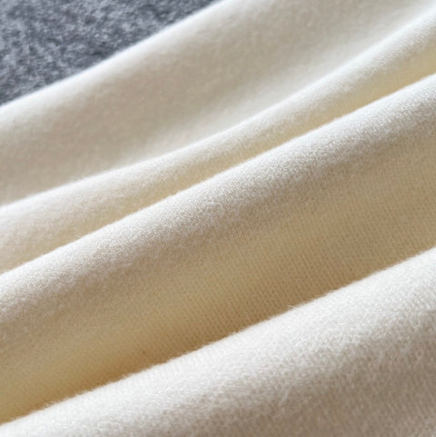 Lapeled Cardigan & Fringed Skirt 2Pcs