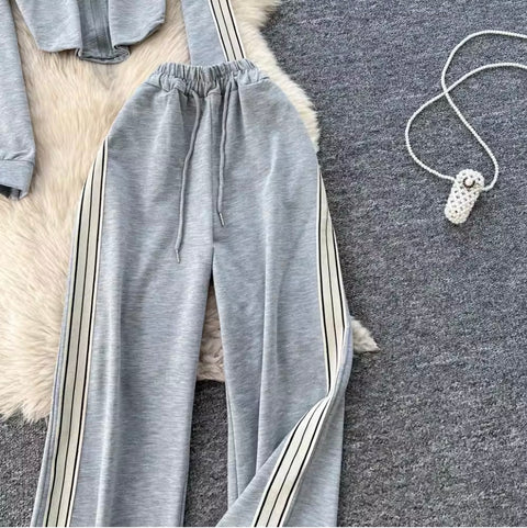 Zipped Sweatshirt & Trousers Sportswear 2Pcs