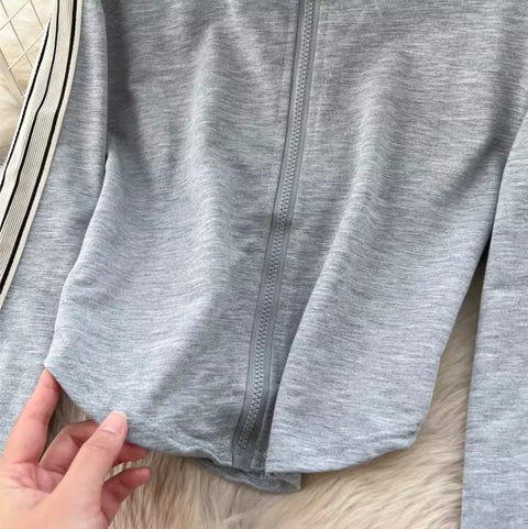 Zipped Sweatshirt & Trousers Sportswear 2Pcs