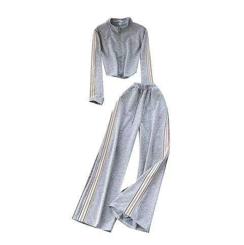 Zipped Sweatshirt & Trousers Sportswear 2Pcs