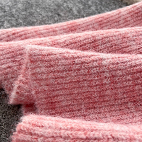 Beaded Sweater & Fishtail Skirt Knitted 2Pcs