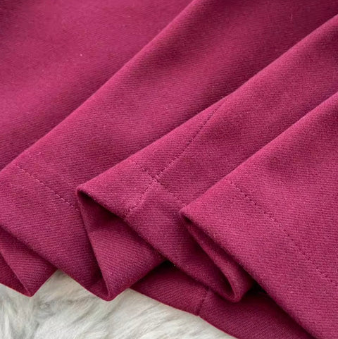 Premium Lace-up Tweed Patchwork Dress