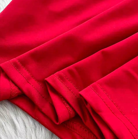 Rhinestone Studded Patchwork Dress