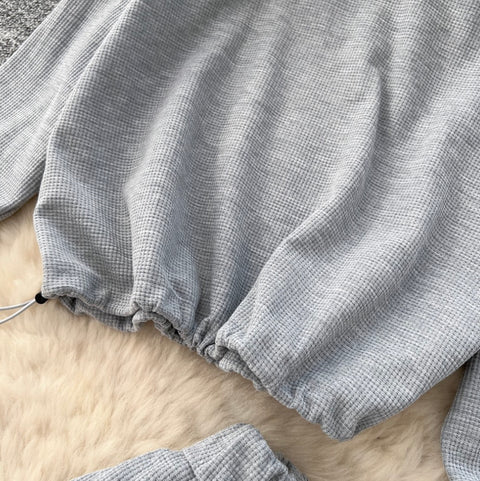 Sweatshirt & Ankle-slim Trousers Sportswear 2Pcs