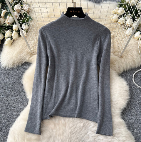 Tweed Vest Dress & Sweater 2Pcs