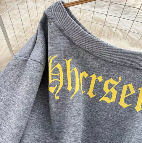 Print Sweatshirt & Trousers Sportswear 2Pcs