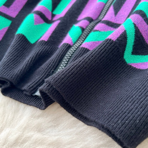 Print Hoodie & Vest & Trousers 3Pcs