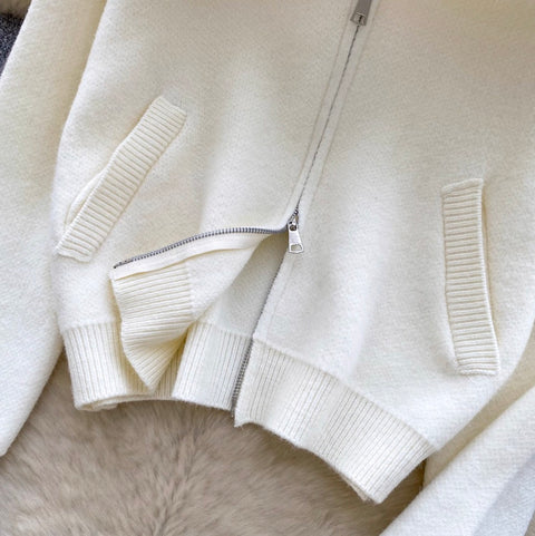 Furry Hooded Patchwork Hoodie