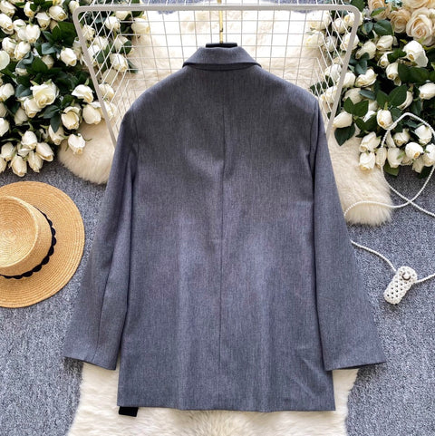 Casual Suit Collar Loose-fit Blazer