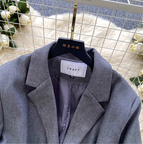Casual Suit Collar Loose-fit Blazer