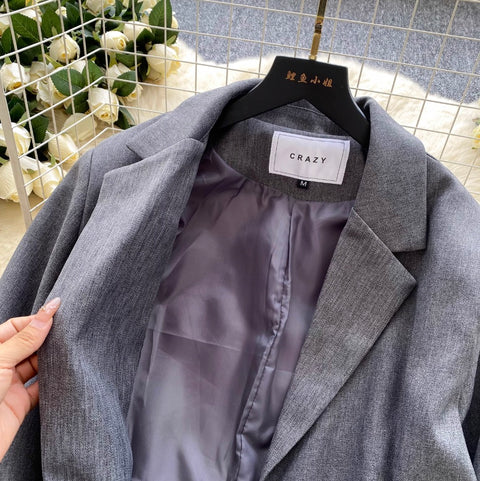 Casual Suit Collar Loose-fit Blazer