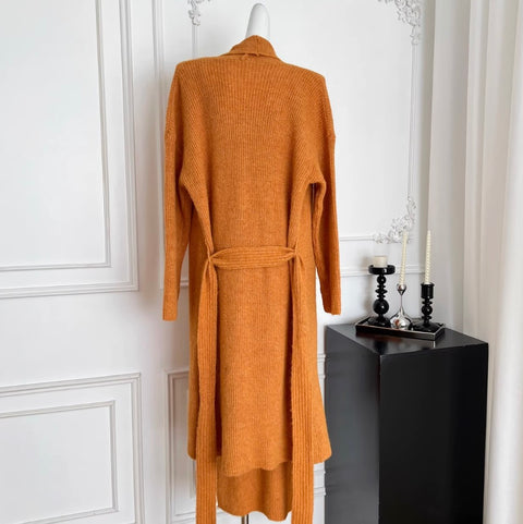 Cardigan & Slip Dress & Ribbon Knitted 3Pcs