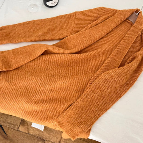 Cardigan & Slip Dress & Ribbon Knitted 3Pcs