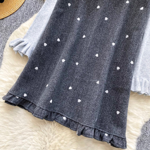 Sweetie Sweater & Polka-dot Dress 2Pcs