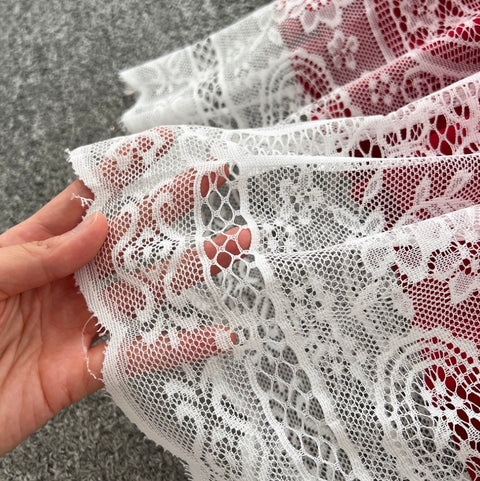 Beaded Lapeled Floral Embroidery Dress