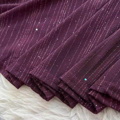 Elegant Mesh Patchwork Fishtail Dress