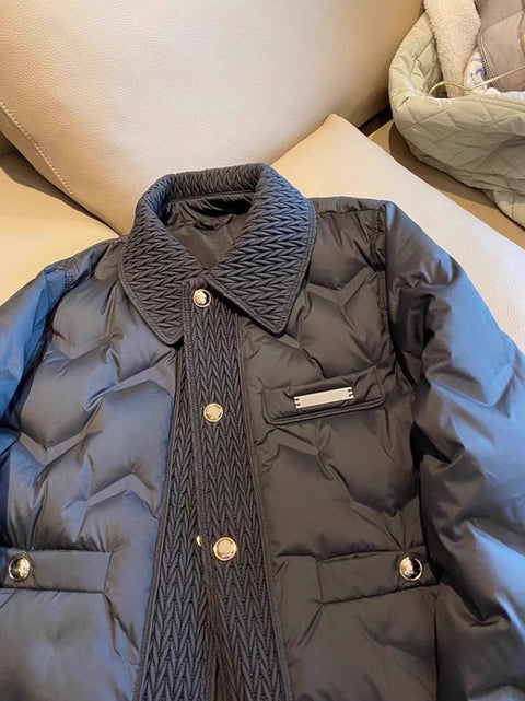 Chic Lapeled Thin Cotton Jacket