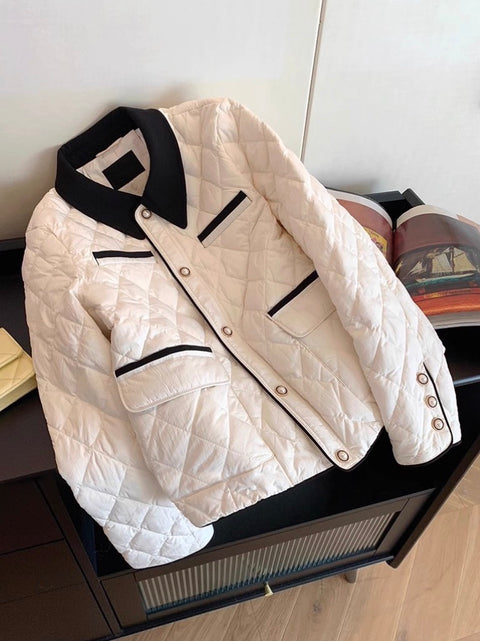 High-end Lapeled Cotton Jacket