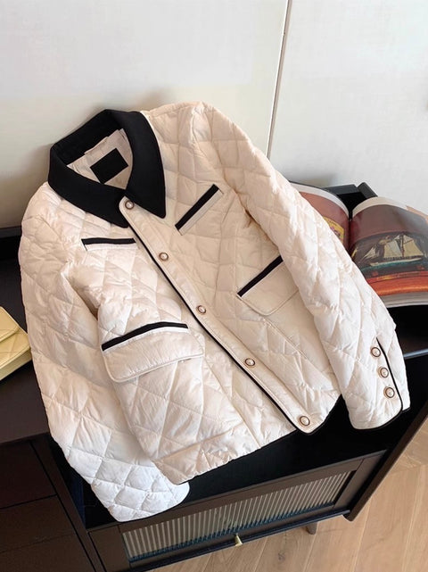 High-end Lapeled Cotton Jacket