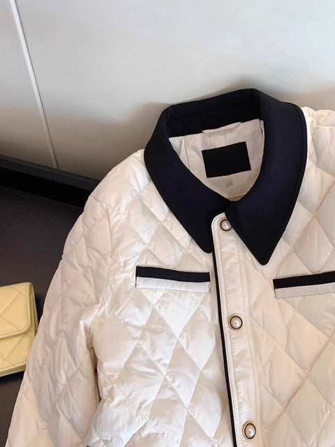High-end Lapeled Cotton Jacket