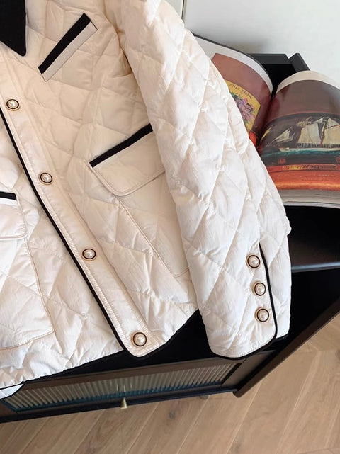 High-end Lapeled Cotton Jacket