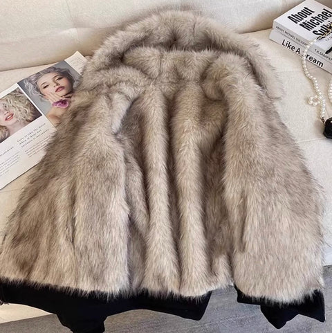 Thermal Thickened Furry Cotton Jacket