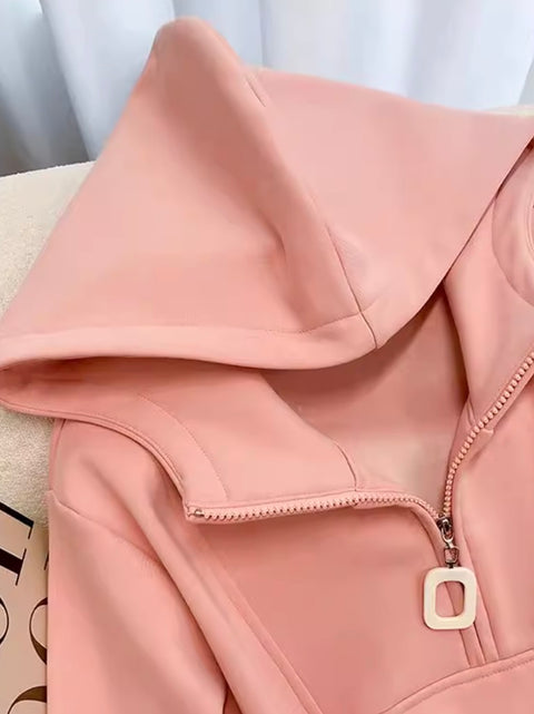 Hooded Sweatshirt & Trousers Casual 2Pcs