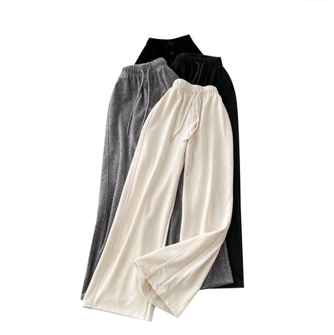 Elastic Waistline Sportswear Trousers