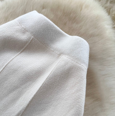 High-waist Fishtail Knit Skirt