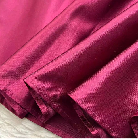 Premium Suede Patchwork Dress