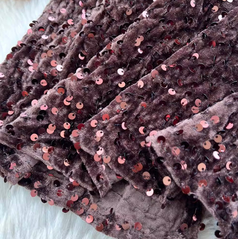 Rhinestone Studded Mesh Patchwork Dress