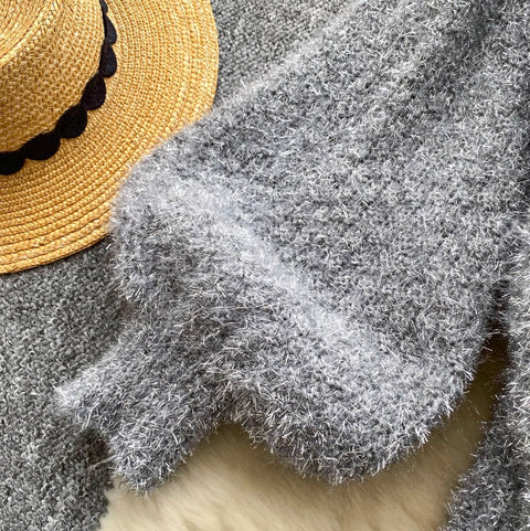 3D Bow Irregular Design Sweater