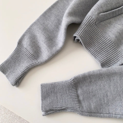 Off-shoulder Double Zipped Knitwear