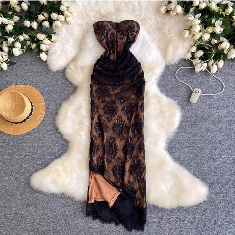Sexy Off-shoulder Lace Dress