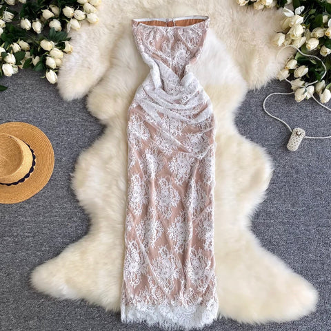 Sexy Off-shoulder Lace Dress