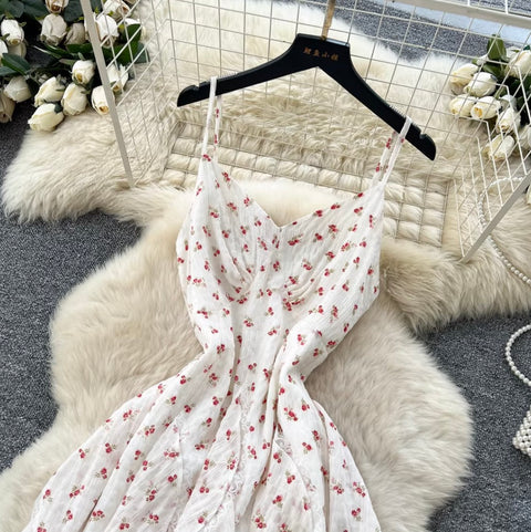 Sweetie Floral Print Slip Dress