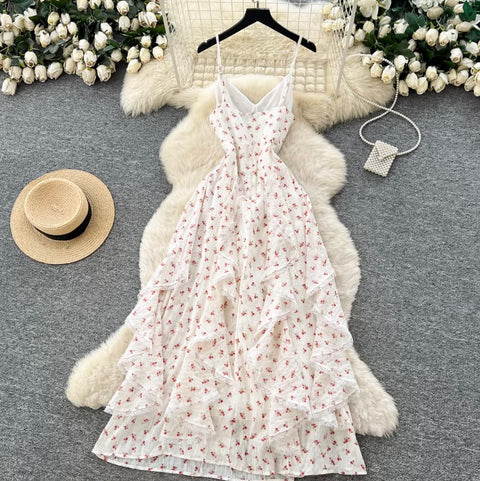 Sweetie Floral Print Slip Dress