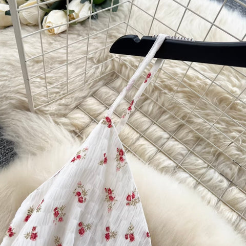 Sweetie Floral Print Slip Dress