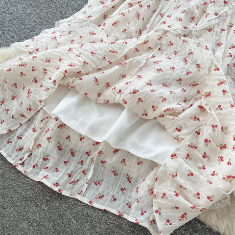 Sweetie Floral Print Slip Dress