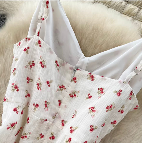 Sweetie Floral Print Slip Dress