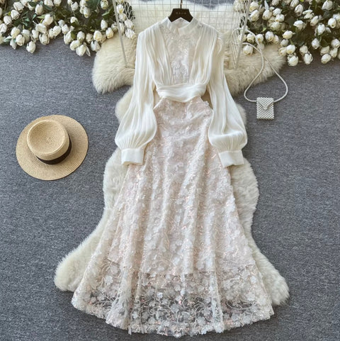 Sequined Beaded Embroidery Dress