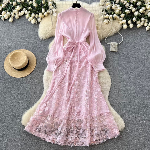 Sequined Beaded Embroidery Dress