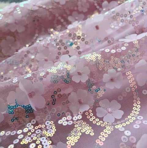 Sequined Beaded Embroidery Dress